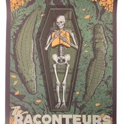 Jack White The Raconteurs - 2019 Pat Hamou Poster St Augustine, FL Amphitheatre