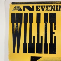 Willie Nelson - 2005 Hatch Show Print 5/4 Poster Hanford, CA Fox Theatre Gig Posters