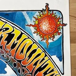 Colorado Yonder Mountain String Band - 2007 Robert Marx Poster The Fillmore Denver, CO 12/31