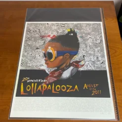 Gig Posters Lollapalooza - 2011 Hebru Brantley SIGNED And Numbered Edition Poster #2/500