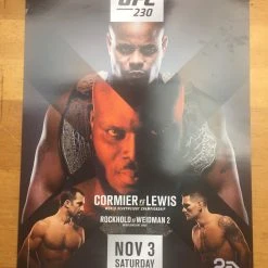 Sold Out Posters UFC 230 2018 Poster Cormier Vs Lewis & Rockhold Vs Weidman 2
