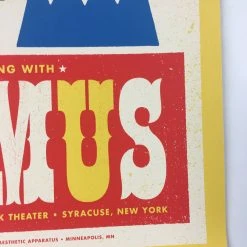 Primus - 2012 Aesthetic Apparatus Poster Syracuse Landmark Theater Gig Posters