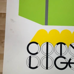 Art Prints City Center Light Opera - 1968 Gerald Laing Art Print Poster Original Vintage