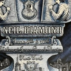 Neil Diamond - 2012 Emek Poster New York, NY S/N/AP
