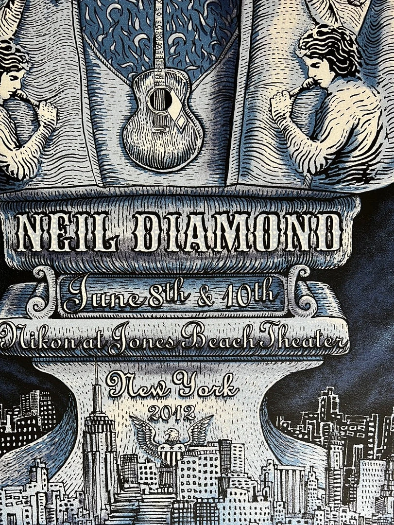 Neil Diamond - 2012 Emek Poster New York, NY S/N/AP