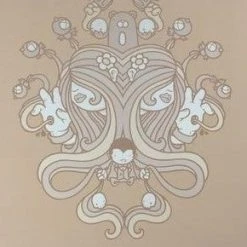 Art Prints Untitled (Tan Psych) - 2008 Mike Budai Poster Art Print