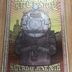 Eric Clapton Crossroads Guitar Festival - 2010 Ron Donovan Poster Oakland, CA Hangar 18