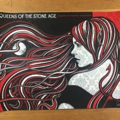 Queens Of The Stone Age - 2017 Todd Slater Poster Detroit, MI Fox Theatre