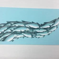 Art Prints Salmon Run - 2015 Justin Santora Poster Art Print