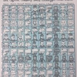 Art Prints Official Creebobby Comics Archetype Times Table - 2009 Jacob Borshard Poster Art