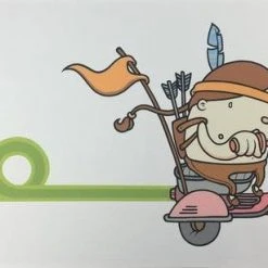 Untitled (Scooter) - 2008 Mike Budai Poster Art Print Art Prints