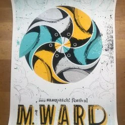M. Ward - 2012 Eric Nyffeler Poster Sasquatch Festival