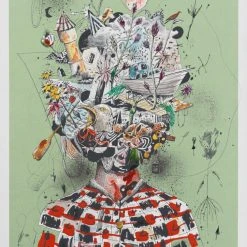 #32 - 2017 Collin Van Der Sluijs Poster/print 1/3 HPM Original Hand Painted Original Artwork