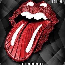 Sold Out Posters Rolling Stones - 2014 Official Poster Lisbon #2 Rock In Rio Gig Posters