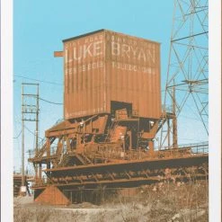 Gig Posters Luke Bryan - 2013 Crosshair Design Poster Toledo, OH Huntington