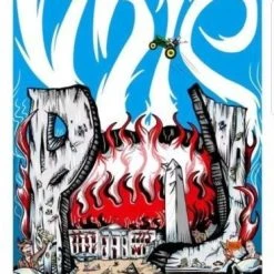 Bobby Draws Skullz Pearl Jam - 2018 Bobby Brown Draws Skullz Missoula Poster Jeff Ament AP S/N Vote