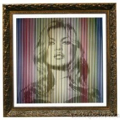 Fame Moss Kate Moss 2015 Mr. Brainwash Poster Print Bright Rainbow Ed Of 18 MBW Mr Brainwash
