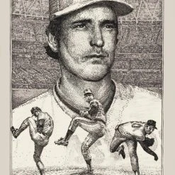 Nolan Ryan - 2015 David Welker Poster FugScreens Studios 1st