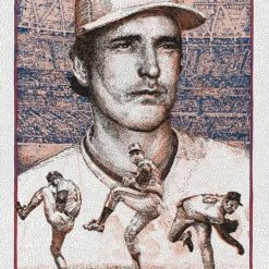 Nolan Ryan - 2015 David Welker Poster FugScreens Studios Variant