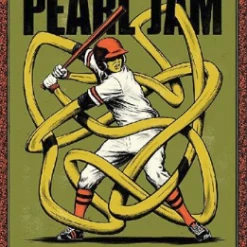 Pearl Jam - 2018 Andrew Fairclough Poster Chicago, IL Wrigley Field