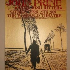 John Prine - 2009 Ron Donovan Poster San Francisco, CA Warfield