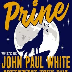 Gig Posters John Prine - 2019 Mike Armistead Poster John Paul White Southwest Tour