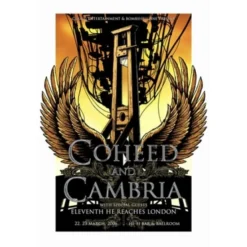 Coheed And Cambria - 2006 Joe Whyte Poster Melbourne, AUS