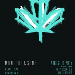 Sold Out Posters Mumford & Sons - 2015 Poster Edmonton, AB Rexall Place