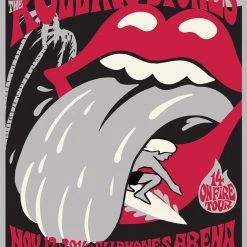 Sold Out Posters Gig Posters Rolling Stones - 2014 Official Poster Sydney, Australia Allphones Arena #2