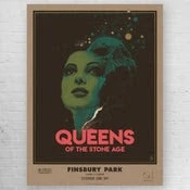 Queens Of The Stone Age - 2018 Richey Beckett Poster London Finsbury Park